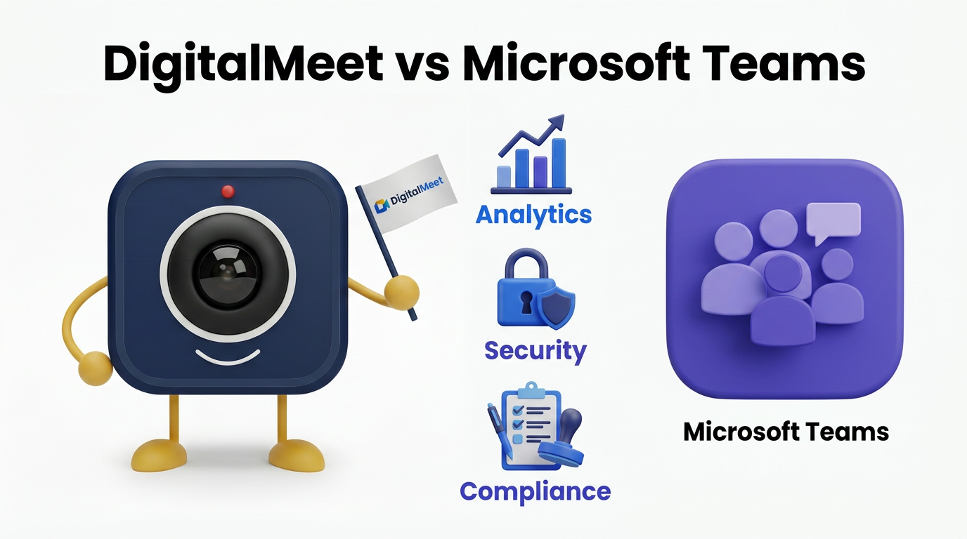 DigitalMeet vs Microsoft Teams: A Side-by-Side Comparison